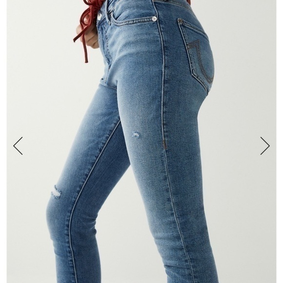 True Religion Jennie High Rise Destroy Jeans - Picture 2 of 7